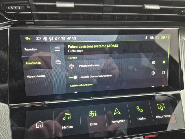 Peugeot 308 SW GT Exclusive 1.2 Hybrid 145PS Automatik Matrix-LED elektr. PanoDach Heckklappe Sitzheizung Lenkradheizung Navi 10" HD-Touchscreen wireless Apple CarPlay + Android Auto FOCAL-System 2x Keyless ACC 4x Kamera PDC v+h 18"LM 