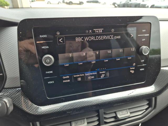 Volkswagen T-Cross 1.0 TSI 116PS DSG Life LED-Matrix-Scheinwerfer Klimaautomatik Sitzheizung PDC R&uuml;ckf.Kamera 17-LM abged.Scheiben 2xKeyless DAB+ Bluetooth Touchscreen Apple CarPlay Android Auto 