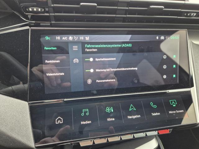 Peugeot 308 SW GT Exclusive 1.2 Hybrid 145PS Automatik Matrix-LED elektr. PanoDach Heckklappe Sitzheizung Lenkradheizung Navi 10" HD-Touchscreen wireless Apple CarPlay + Android Auto FOCAL-System 2x Keyless ACC 4x Kamera PDC v+h 18"LM 