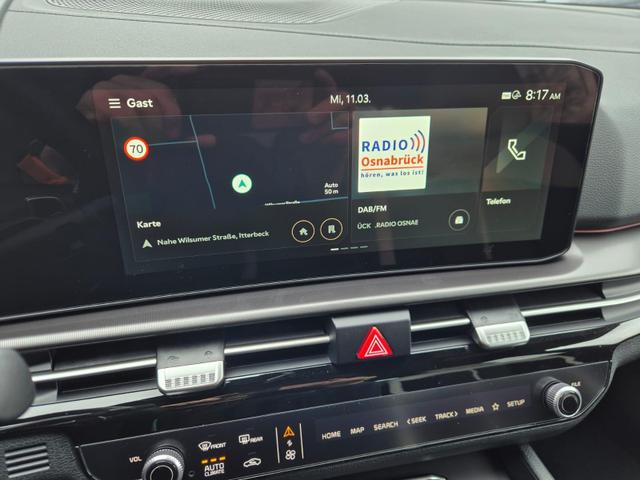 Kia Sportage 1.6 T-GDi 180PS 4x4 AWD Automatik GT-Line NEUES MODELL MY26 FACELIFT Teil-Leder 19"LM Sitzheizung v+h Lenkradheizung Klimaautomatik ACC Navi Bluetooth Touchscreen Apple CarPlay Android Auto PDC R&uuml;ckf.Kamera 2x Keyless 