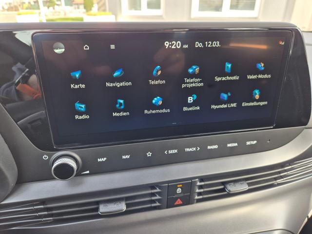 Hyundai i20 1.0 T-GDI 90PS Automatik 5-T&uuml;rer Sitzheizung Lenkradheizung R&uuml;ckf.Kamera PDC Klima Apple CarPlay Android Auto Tempomat Touchscreen 