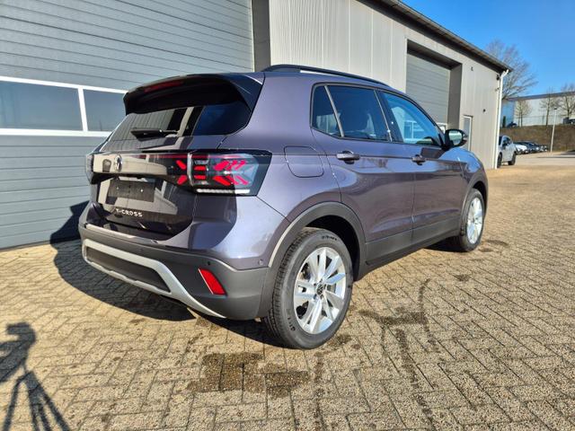 Volkswagen T-Cross 1.0 TSI 116PS DSG Life LED-Matrix-Scheinwerfer ACC Klimaautomatik Sitzheizung PDC v+h 17-LM abged.Scheiben 2xKeyless DAB+ Bluetooth Touchscreen Apple CarPlay Android Auto 
