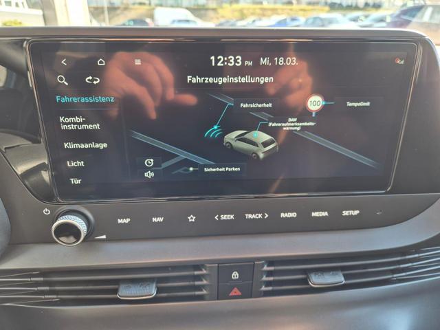 Hyundai i20 1.0 T-GDI 90PS Automatik 5-T&uuml;rer Sitzheizung Lenkradheizung R&uuml;ckf.Kamera PDC Klima Apple CarPlay Android Auto Tempomat Touchscreen 
