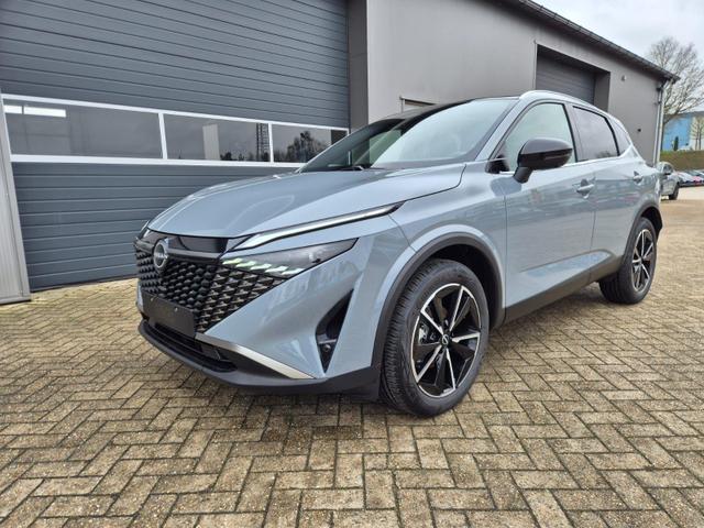 Nissan Qashqai 1.3 DIG-T MHEV 158 PS X-Tronic Tekna Voll-Leder Klimaautomatik PanoGlasdach Sitzheizung Lenkradheizung Navi Head-Up Display elektr. Heckklappe ACC PDC v+h 360&deg;Kamera DAB Bluetooth Touchscreen Apple CarPlay Android Auto 19"LM 