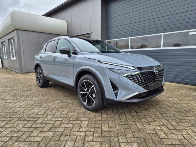 Nissan Qashqai 1.3 DIG-T MHEV 158 PS X-Tronic Tekna Voll-Leder Klimaautomatik PanoGlasdach Sitzheizung Lenkradheizung Navi Head-Up Display elektr. Heckklappe ACC PDC v+h 360&deg;Kamera DAB Bluetooth Touchscreen Apple CarPlay Android Auto 19"LM 
