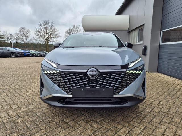 Nissan Qashqai 1.3 DIG-T MHEV 158 PS X-Tronic Tekna Voll-Leder Klimaautomatik PanoGlasdach Sitzheizung Lenkradheizung Navi Head-Up Display elektr. Heckklappe ACC PDC v+h 360&deg;Kamera DAB Bluetooth Touchscreen Apple CarPlay Android Auto 19"LM 