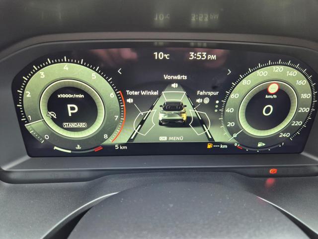 Nissan Qashqai 1.3 DIG-T MHEV 158 PS X-Tronic Tekna Voll-Leder Klimaautomatik PanoGlasdach Sitzheizung Lenkradheizung Navi Head-Up Display elektr. Heckklappe ACC PDC v+h 360&deg;Kamera DAB Bluetooth Touchscreen Apple CarPlay Android Auto 19"LM 