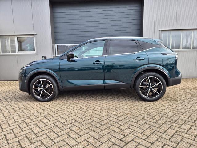 Nissan Qashqai - 1.3 DIG-T MHEV 158 PS X-Tronic Tekna Voll-Leder Klimaautomatik PanoGlasdach Sitzheizung Lenkradheizung Navi Head-Up Display elektr. Heckklappe ACC PDC v+h 360°Kamera DAB Bluetooth Touchscreen Apple CarPlay Android Auto 19