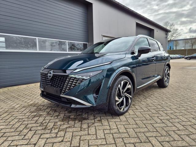 Nissan Qashqai - 1.3 DIG-T MHEV 158 PS X-Tronic Tekna Premium Paket 20"LM Teil-Leder PanoGlasdach Klimaautomatik Sitzheizung Lenkradheizung Navi Head-Up Display elektr. Heckklappe ACC PDC v+h 360&deg;Kamera DAB Bluetooth Touchscreen Apple CarPlay Android Auto