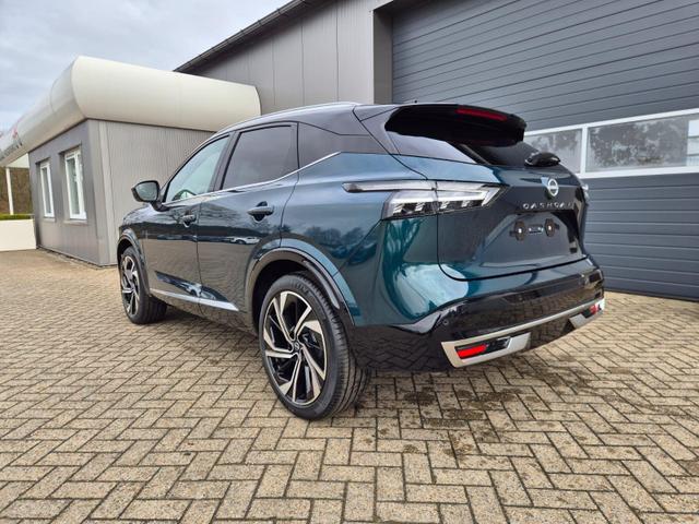 Nissan Qashqai - 1.3 DIG-T MHEV 158 PS X-Tronic Tekna Premium Paket 20"LM Teil-Leder PanoGlasdach Klimaautomatik Sitzheizung Lenkradheizung Navi Head-Up Display elektr. Heckklappe ACC PDC v+h 360&deg;Kamera DAB Bluetooth Touchscreen Apple CarPlay Android Auto
