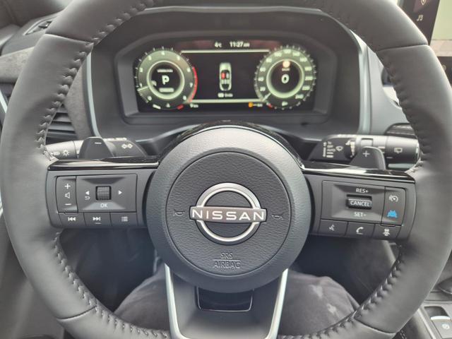 Nissan Qashqai 1.3 DIG-T MHEV 158 PS X-Tronic Tekna Premium Paket 20"LM Teil-Leder PanoGlasdach Klimaautomatik Sitzheizung Lenkradheizung Navi Head-Up Display elektr. Heckklappe ACC PDC v+h 360&deg;Kamera DAB Bluetooth Touchscreen Apple CarPlay Android Auto 