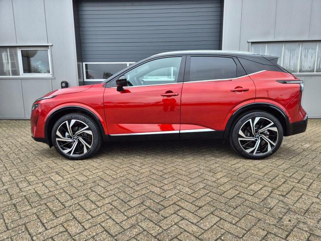 Nissan Qashqai 1.3 DIG-T MHEV 158 PS X-Tronic Tekna Premium Paket 20"LM Teil-Leder PanoGlasdach Klimaautomatik Sitzheizung Lenkradheizung Navi Head-Up Display elektr. Heckklappe ACC PDC v+h 360&deg;Kamera DAB Bluetooth Touchscreen Apple CarPlay Android Auto 