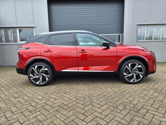 Nissan Qashqai 1.3 DIG-T MHEV 158 PS X-Tronic Tekna Premium Paket 20"LM Teil-Leder PanoGlasdach Klimaautomatik Sitzheizung Lenkradheizung Navi Head-Up Display elektr. Heckklappe ACC PDC v+h 360&deg;Kamera DAB Bluetooth Touchscreen Apple CarPlay Android Auto 