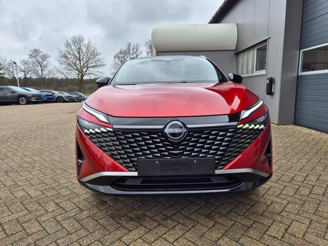 Nissan Qashqai 1.3 DIG-T MHEV 158 PS X-Tronic Tekna Premium Paket 20"LM Teil-Leder PanoGlasdach Klimaautomatik Sitzheizung Lenkradheizung Navi Head-Up Display elektr. Heckklappe ACC PDC v+h 360&deg;Kamera DAB Bluetooth Touchscreen Apple CarPlay Android Auto 