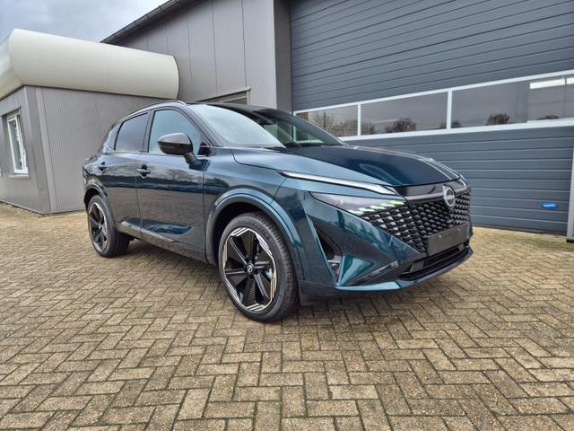 Nissan Qashqai 1.3 DIG-T MHEV 158 PS X-Tronic N-Design 20"Zoll Teil-Leder PanoGlasdach Klimaautomatik Sitzheizung Lenkradheizung Navi Head-Up Display elektr. Heckklappe ACC PDC v+h 360&deg;Kamera DAB Bluetooth Touchscreen Apple CarPlay Android Auto 