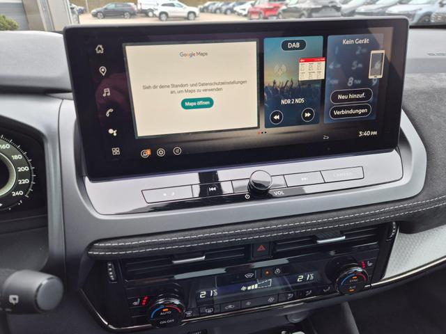 Nissan Qashqai 1.3 DIG-T MHEV 158 PS X-Tronic N-Design 20"Zoll Teil-Leder PanoGlasdach Klimaautomatik Sitzheizung Lenkradheizung Navi Head-Up Display elektr. Heckklappe ACC PDC v+h 360&deg;Kamera DAB Bluetooth Touchscreen Apple CarPlay Android Auto 