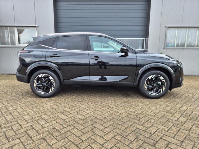 Nissan Qashqai 1.3 DIG-T MHEV 158 PS X-Tronic N-Connecta Teil-Leder PanoGlasdach Klimaautomatik Sitzheizung Lenkradheizung Navi ACC PDC v+h 360&deg;Kamera DAB Bluetooth Touchscreen Apple CarPlay Android Auto 18"LM 