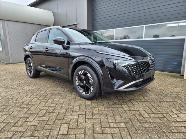 Nissan Qashqai 1.3 DIG-T MHEV 158 PS X-Tronic N-Connecta Teil-Leder PanoGlasdach Klimaautomatik Sitzheizung Lenkradheizung Navi ACC PDC v+h 360&deg;Kamera DAB Bluetooth Touchscreen Apple CarPlay Android Auto 18"LM 