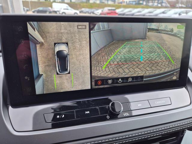 Nissan Qashqai 1.3 DIG-T MHEV 158 PS X-Tronic N-Connecta Teil-Leder PanoGlasdach Klimaautomatik Sitzheizung Lenkradheizung Navi ACC PDC v+h 360&deg;Kamera DAB Bluetooth Touchscreen Apple CarPlay Android Auto 18"LM 