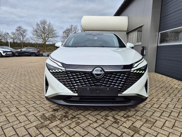 Nissan Qashqai 1.3 DIG-T MHEV 140PS Tekna Voll-Leder Klimaautomatik PanoGlasdach Sitzheizung Lenkradheizung Navi Head-Up Display elektr. Heckklappe ACC PDC v+h 360&deg;Kamera DAB Bluetooth Touchscreen Apple CarPlay Android Auto 19"LM 