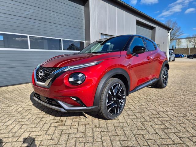 Nissan Juke - 1.0 DIG-T 114PS N-Design Automatik Teil-Leder Klimaautomatik Sitzheizung Lenkradheizung PDC v+h R&uuml;ckf.Kamera Navi 19"LM Bluetooth Touchscreen Apple CarPlay Android Auto