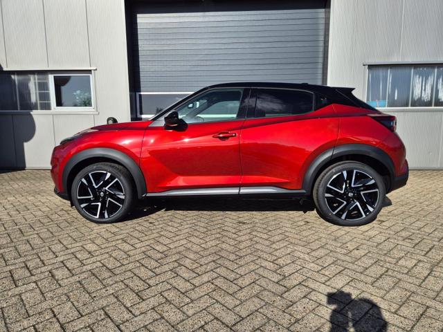 Nissan Juke 1.0 DIG-T 114PS N-Design Automatik Teil-Leder Klimaautomatik Sitzheizung Lenkradheizung PDC v+h R&uuml;ckf.Kamera Navi 19"LM Bluetooth Touchscreen Apple CarPlay Android Auto 