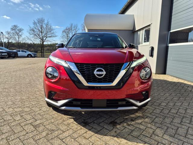 Nissan Juke 1.0 DIG-T 114PS N-Design Automatik Teil-Leder Klimaautomatik Sitzheizung Lenkradheizung PDC v+h R&uuml;ckf.Kamera Navi 19"LM Bluetooth Touchscreen Apple CarPlay Android Auto 