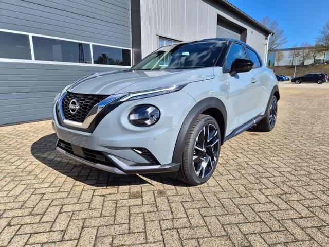 Nissan Juke 1.0 DIG-T 114PS N-Design Automatik Teil-Leder Klimaautomatik Sitzheizung Lenkradheizung PDC v+h R&uuml;ckf.Kamera Navi 19"LM Bluetooth Touchscreen Apple CarPlay Android Auto 