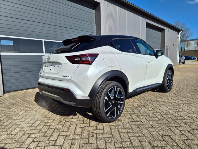 Nissan Juke 1.0 DIG-T 114PS N-Design Automatik Teil-Leder Klimaautomatik Sitzheizung Lenkradheizung PDC v+h R&uuml;ckf.Kamera Navi 19"LM Bluetooth Touchscreen Apple CarPlay Android Auto 