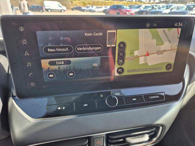 Nissan Juke 1.0 DIG-T 114PS N-Design Automatik Teil-Leder Klimaautomatik Sitzheizung Lenkradheizung PDC v+h R&uuml;ckf.Kamera Navi 19"LM Bluetooth Touchscreen Apple CarPlay Android Auto 