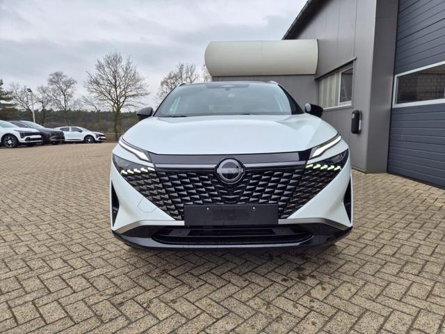 Nissan Qashqai 1.3 DIG-T MHEV 158 PS X-Tronic Tekna Premium Paket 20"LM Teil-Leder PanoGlasdach Klimaautomatik Sitzheizung Lenkradheizung Navi Head-Up Display elektr. Heckklappe ACC PDC v+h 360&deg;Kamera DAB Bluetooth Touchscreen Apple CarPlay Android Auto 