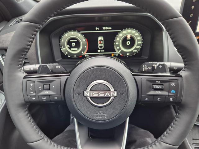 Nissan Qashqai 1.3 DIG-T MHEV 158 PS X-Tronic Tekna Premium Paket 20"LM Teil-Leder PanoGlasdach Klimaautomatik Sitzheizung Lenkradheizung Navi Head-Up Display elektr. Heckklappe ACC PDC v+h 360&deg;Kamera DAB Bluetooth Touchscreen Apple CarPlay Android Auto 