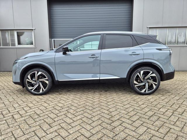 Nissan Qashqai 1.3 DIG-T MHEV 158 PS X-Tronic Tekna Premium Paket 20"LM Teil-Leder PanoGlasdach Klimaautomatik Sitzheizung Lenkradheizung Navi Head-Up Display elektr. Heckklappe ACC PDC v+h 360&deg;Kamera DAB Bluetooth Touchscreen Apple CarPlay Android Auto 