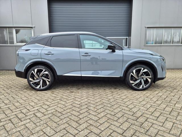 Nissan Qashqai 1.3 DIG-T MHEV 158 PS X-Tronic Tekna Premium Paket 20"LM Teil-Leder PanoGlasdach Klimaautomatik Sitzheizung Lenkradheizung Navi Head-Up Display elektr. Heckklappe ACC PDC v+h 360&deg;Kamera DAB Bluetooth Touchscreen Apple CarPlay Android Auto 