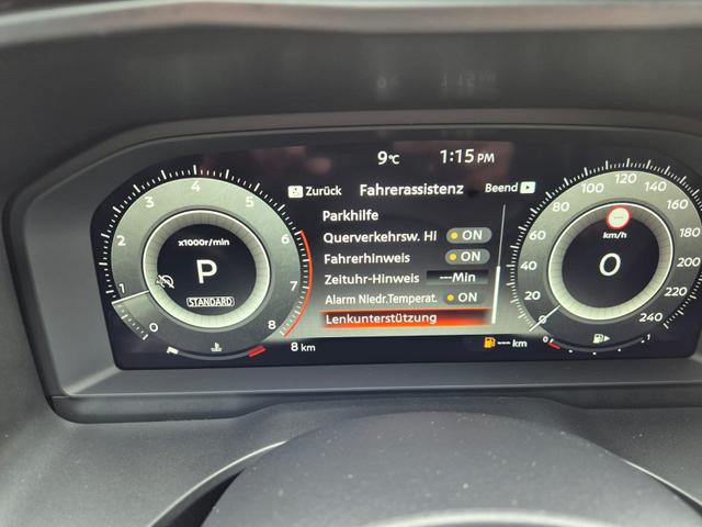 Nissan Qashqai 1.3 DIG-T MHEV 158 PS X-Tronic Tekna Premium Paket 20"LM Teil-Leder PanoGlasdach Klimaautomatik Sitzheizung Lenkradheizung Navi Head-Up Display elektr. Heckklappe ACC PDC v+h 360&deg;Kamera DAB Bluetooth Touchscreen Apple CarPlay Android Auto 