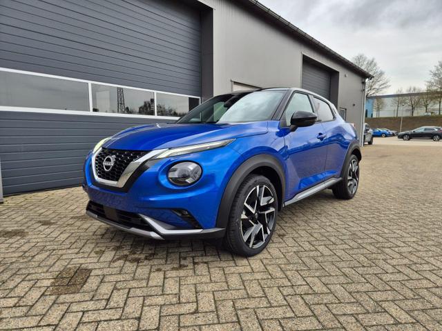 Nissan Juke - 1.0 DIG-T 114PS N-Design Automatik Teil-Leder Klimaautomatik Sitzheizung Lenkradheizung PDC v+h R&uuml;ckf.Kamera Navi 19"LM Bluetooth Touchscreen Apple CarPlay Android Auto