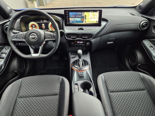 Nissan Juke 1.0 DIG-T 114PS N-Design Automatik Teil-Leder Klimaautomatik Sitzheizung Lenkradheizung PDC v+h R&uuml;ckf.Kamera Navi 19"LM Bluetooth Touchscreen Apple CarPlay Android Auto 