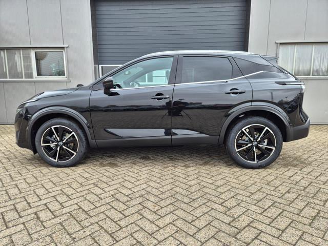 Nissan Qashqai - 1.3 DIG-T MHEV 158 PS X-Tronic Tekna Voll-Leder Klimaautomatik PanoGlasdach Sitzheizung Lenkradheizung Navi Head-Up Display elektr. Heckklappe ACC PDC v+h 360&deg;Kamera DAB Bluetooth Touchscreen Apple CarPlay Android Auto 19"LM