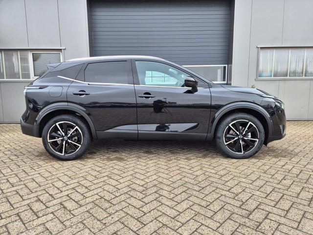 Nissan Qashqai 1.3 DIG-T MHEV 158 PS X-Tronic Tekna Voll-Leder Klimaautomatik PanoGlasdach Sitzheizung Lenkradheizung Navi Head-Up Display elektr. Heckklappe ACC PDC v+h 360&deg;Kamera DAB Bluetooth Touchscreen Apple CarPlay Android Auto 19"LM 