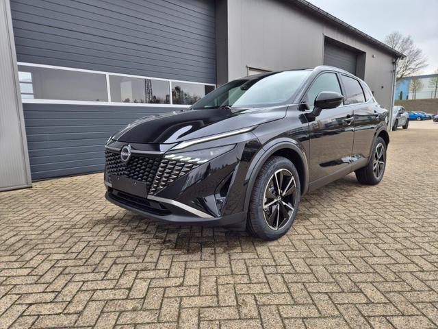 Nissan Qashqai - 1.3 DIG-T MHEV 158 PS X-Tronic Tekna Voll-Leder Klimaautomatik PanoGlasdach Sitzheizung Lenkradheizung Navi Head-Up Display elektr. Heckklappe ACC PDC v+h 360&deg;Kamera DAB Bluetooth Touchscreen Apple CarPlay Android Auto 19"LM