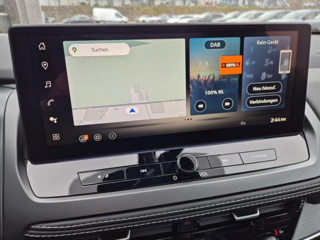 Nissan Qashqai 1.3 DIG-T MHEV 158 PS X-Tronic Tekna Voll-Leder Klimaautomatik PanoGlasdach Sitzheizung Lenkradheizung Navi Head-Up Display elektr. Heckklappe ACC PDC v+h 360&deg;Kamera DAB Bluetooth Touchscreen Apple CarPlay Android Auto 19"LM 
