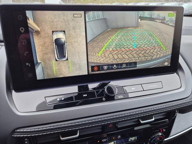 Nissan Qashqai 1.3 DIG-T MHEV 158 PS X-Tronic Tekna Voll-Leder Klimaautomatik PanoGlasdach Sitzheizung Lenkradheizung Navi Head-Up Display elektr. Heckklappe ACC PDC v+h 360&deg;Kamera DAB Bluetooth Touchscreen Apple CarPlay Android Auto 19"LM 