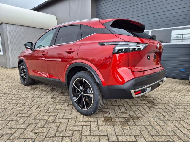 Nissan Qashqai - 1.3 DIG-T MHEV 158 PS X-Tronic Tekna Voll-Leder Klimaautomatik PanoGlasdach Sitzheizung Lenkradheizung Navi Head-Up Display elektr. Heckklappe ACC PDC v+h 360&deg;Kamera DAB Bluetooth Touchscreen Apple CarPlay Android Auto 19"LM