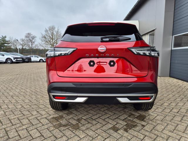 Nissan Qashqai - 1.3 DIG-T MHEV 158 PS X-Tronic Tekna Voll-Leder Klimaautomatik PanoGlasdach Sitzheizung Lenkradheizung Navi Head-Up Display elektr. Heckklappe ACC PDC v+h 360&deg;Kamera DAB Bluetooth Touchscreen Apple CarPlay Android Auto 19"LM