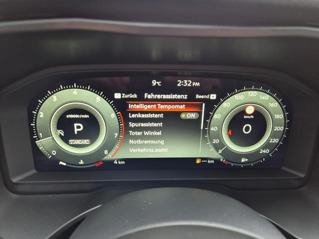 Nissan Qashqai 1.3 DIG-T MHEV 158 PS X-Tronic Tekna Voll-Leder Klimaautomatik PanoGlasdach Sitzheizung Lenkradheizung Navi Head-Up Display elektr. Heckklappe ACC PDC v+h 360&deg;Kamera DAB Bluetooth Touchscreen Apple CarPlay Android Auto 19"LM 