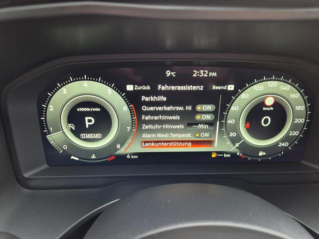 Nissan Qashqai 1.3 DIG-T MHEV 158 PS X-Tronic Tekna Voll-Leder Klimaautomatik PanoGlasdach Sitzheizung Lenkradheizung Navi Head-Up Display elektr. Heckklappe ACC PDC v+h 360&deg;Kamera DAB Bluetooth Touchscreen Apple CarPlay Android Auto 19"LM 
