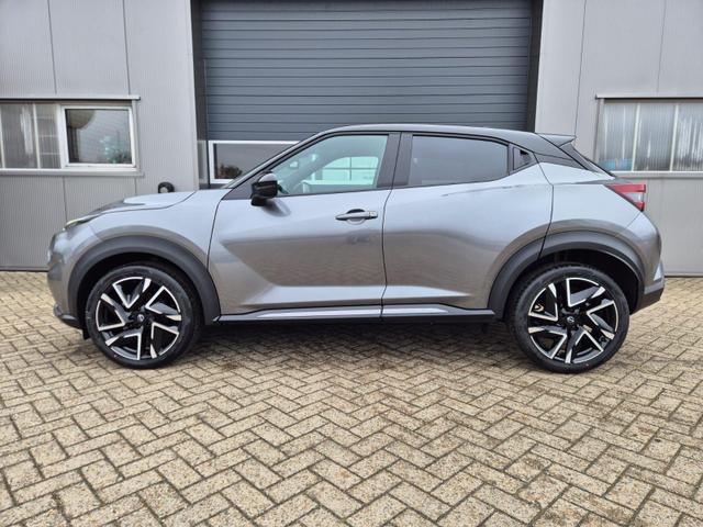 Nissan Juke 1.0 DIG-T 114PS N-Design Automatik Teil-Leder Klimaautomatik Sitzheizung Lenkradheizung PDC v+h R&uuml;ckf.Kamera Navi 19"LM Bluetooth Touchscreen Apple CarPlay Android Auto 