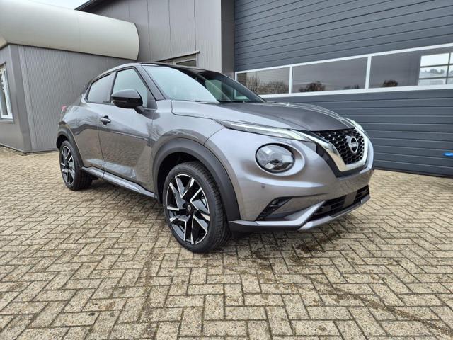 Nissan Juke 1.0 DIG-T 114PS N-Design Automatik Teil-Leder Klimaautomatik Sitzheizung Lenkradheizung PDC v+h R&uuml;ckf.Kamera Navi 19"LM Bluetooth Touchscreen Apple CarPlay Android Auto 
