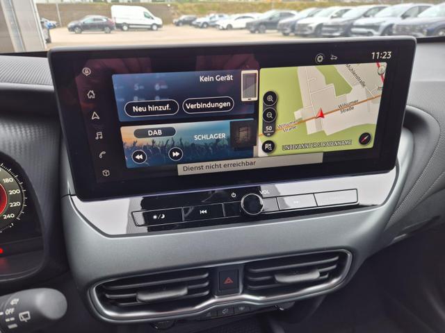 Nissan Juke 1.0 DIG-T 114PS N-Design Automatik Teil-Leder Klimaautomatik Sitzheizung Lenkradheizung PDC v+h R&uuml;ckf.Kamera Navi 19"LM Bluetooth Touchscreen Apple CarPlay Android Auto 