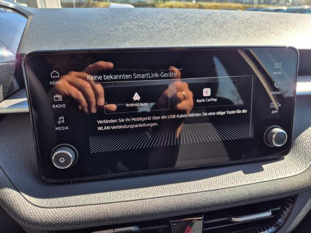 Skoda Fabia 1.0 TSI 95PS Selection 5-t&uuml;rig R&uuml;ckf.Kamera Parksensoren Sitzheizung Multifunktionslenkrad Klima Skoda-Radio Bluetooth Touchscreen Tempomat Nebelsch. Apple CarPlay + Android Auto 